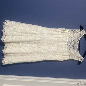 Summer white party dress